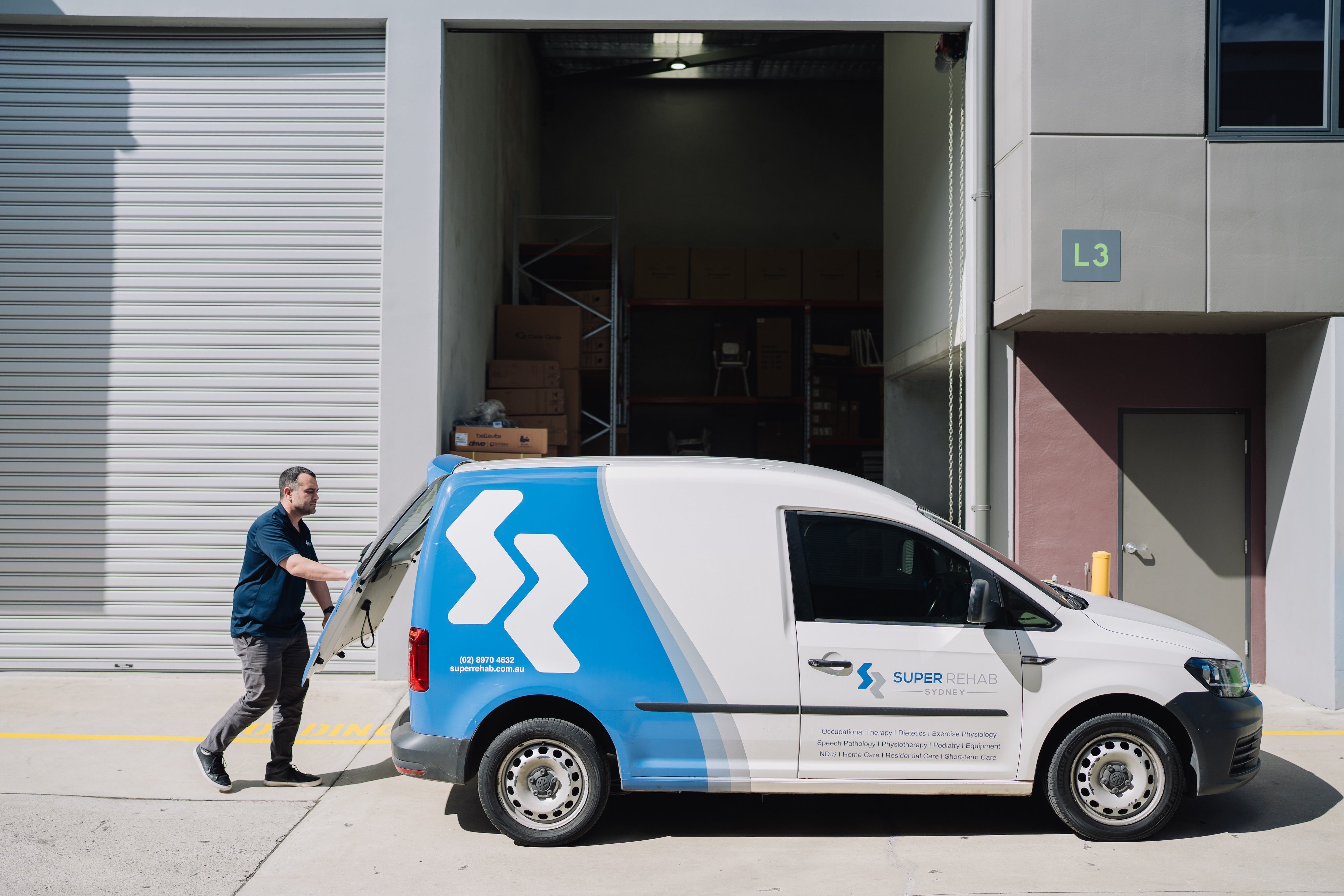 Warehouse Pickup – Super Rehab Shop