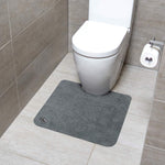 Conni Absorbent Toilet Floor Mat – Grey